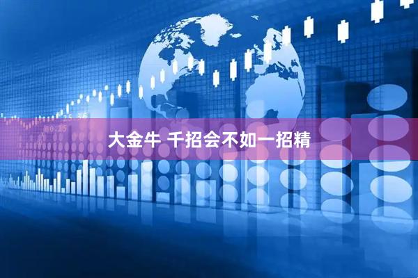 大金牛 千招会不如一招精